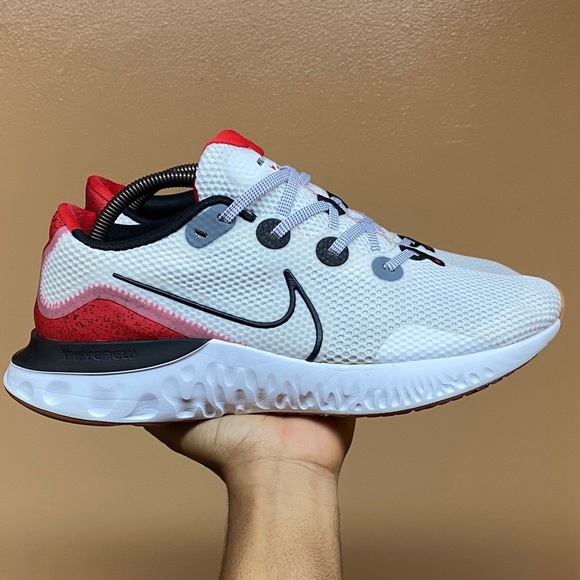 Nike Other - Nike Renew Run “White University Red Black Gum” Size 10.5
